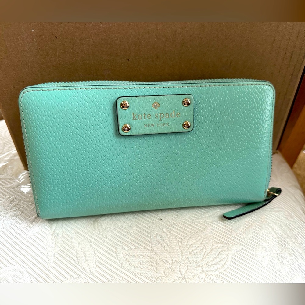 Kate spade Neda Wellesley Wallet Blue Hyndrangea